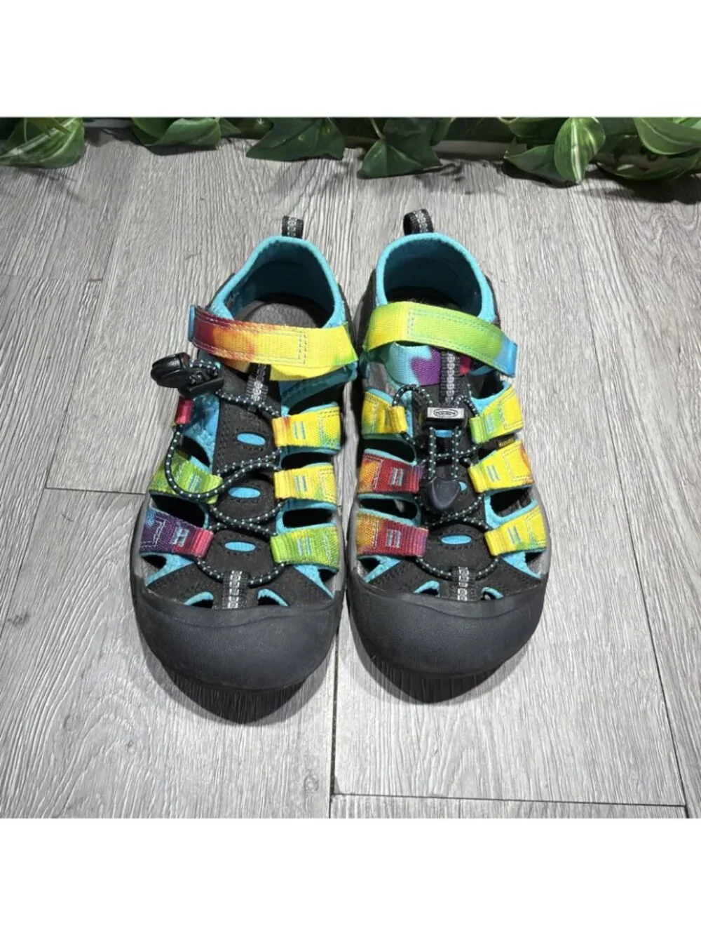 Keen Newport H2 II Size 3 Tie Dye  Washable Shoes Hiking Closed toe